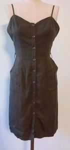 Lovers + Friends Khaki Green Dress